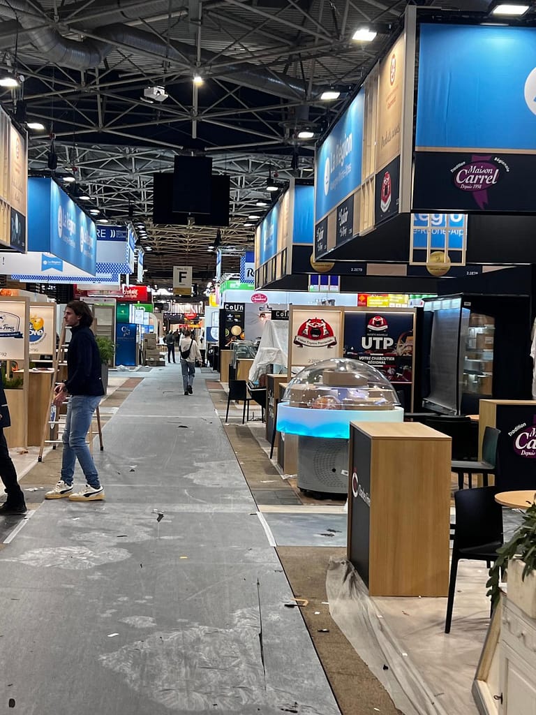 International trade show venue for exhibition logistics